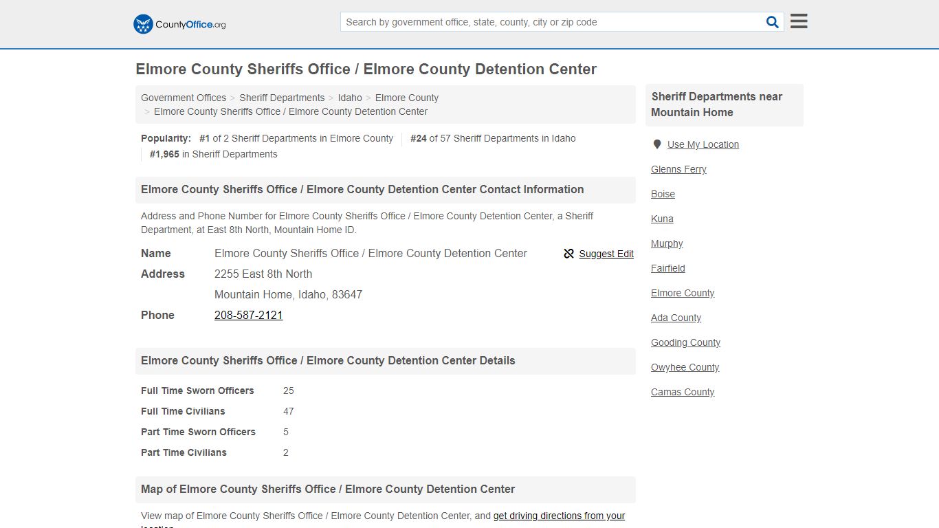 Elmore County Sheriffs Office / Elmore County Detention Center